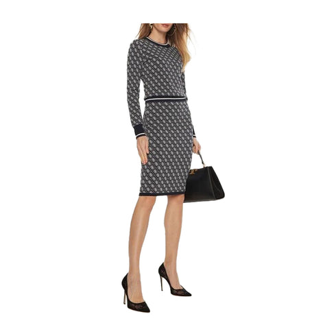 Guess Gonna corta Gonna Donna Leena con logo Nero - Francavilla Moda